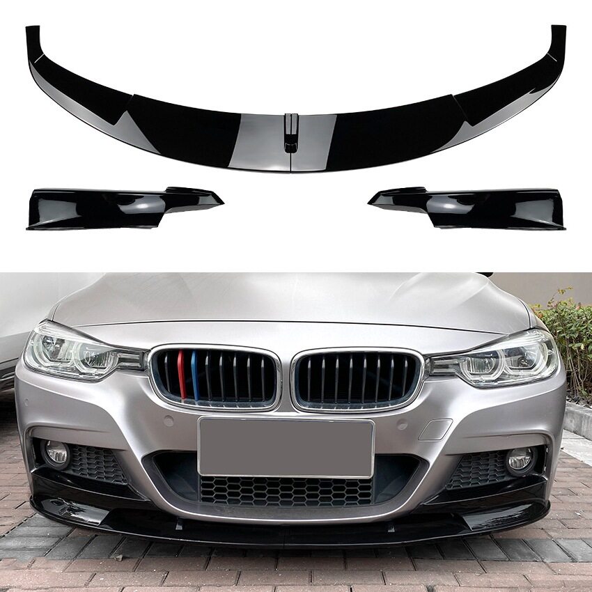 适用宝马3系F30F31M-Tech320i2013-2019前唇前铲前包角改装