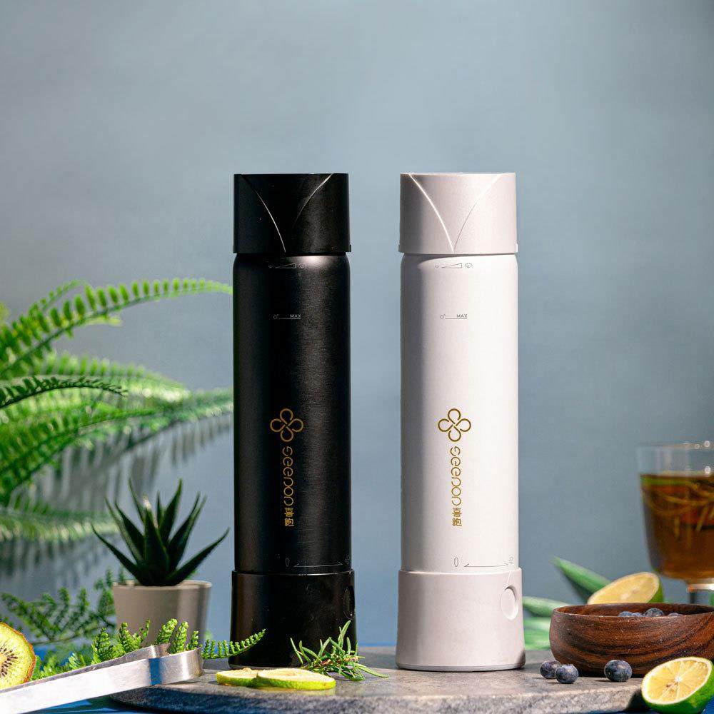 喜泡苏打水便携式304不锈钢苏打水机750ML商用气泡水机家用汽水机