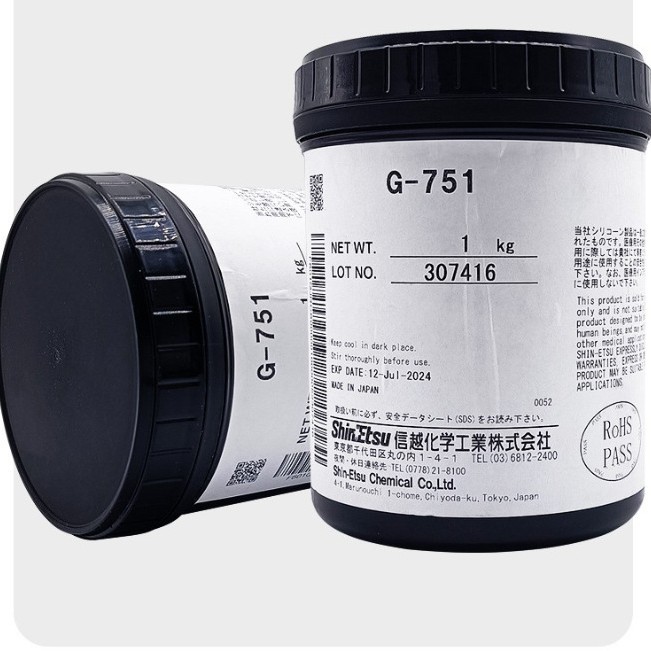 信越 G-751 1KG高导热散热硅脂CPU散热器纳米级硅脂导热硅脂灰色