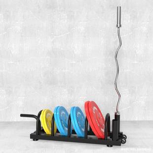 杠铃片架子架子存放杠铃器械架杠铃片存储架放置收纳铃片拖车力量