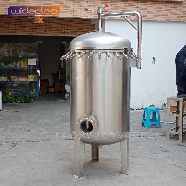 供应南沙区工业用不锈钢树脂大流量多袋过滤器