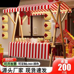 集市摊位展示架夜市摆摊架子户外棚摆摊促销展台移动折叠包邮