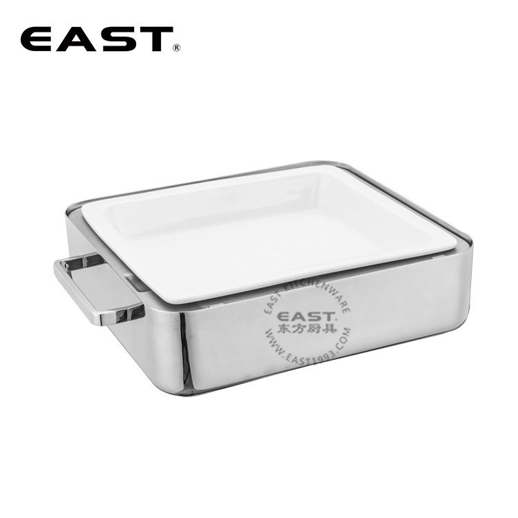 2/3方型有耳餐炉水盆【EAST东方厨具】酒店设备