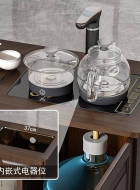 移茶桌边小家用茶水柜置型茶车物架动客厅全自动RLC烧水泡茶一体