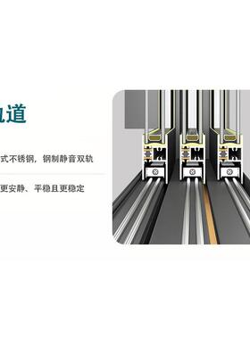 工厂直定阳铝合金门窗36417带童防护桥栏防盗窗卧室台断铝系统儿