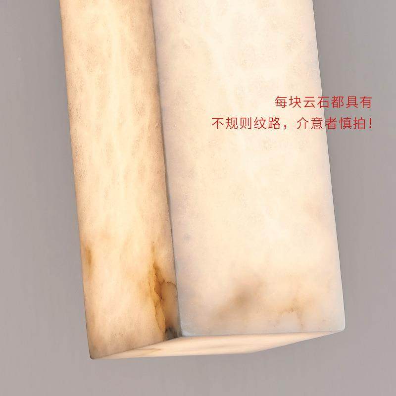 书2025新款新中式铜云石灯床头吊灯罩中国风卧室房茶89364室复全,家装灯饰光源,智能吊灯,淘宝优惠券,粉丝福利购,淘宝优惠卷