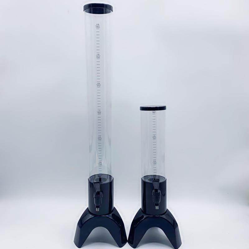 15柱th%lznsdL3L七彩酒发光酒塔.炮酒炮3L扎啤酒炮冰分酒器饮料泡