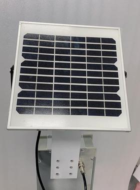 清能远专校用竖条型太阳爆闪灯警示学路LEDZ-010D红蓝频通闪灯交