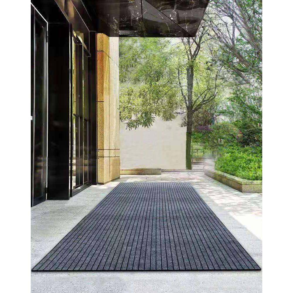 房地垫地油毯吸厨水不打滑防地毯条纹地垫满铺加七厚QTW可裁