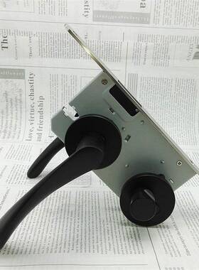 门锁室内家用房门卧室黑色把手静音锁分体锁通LLD用型磁门吸锁航