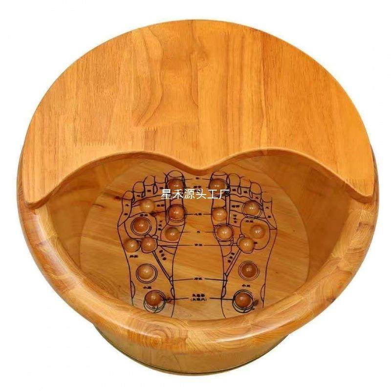 香柏木盆泡脚厂桶家直销木桶泡桶脚家用高深洗脚保温桶实木足XHWO