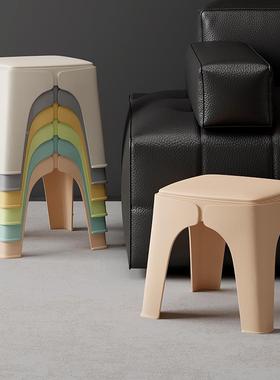 ?童小凳茶子家沙用矮凳软垫客厅几凳子F78HSMH5可叠放板凳儿小椅