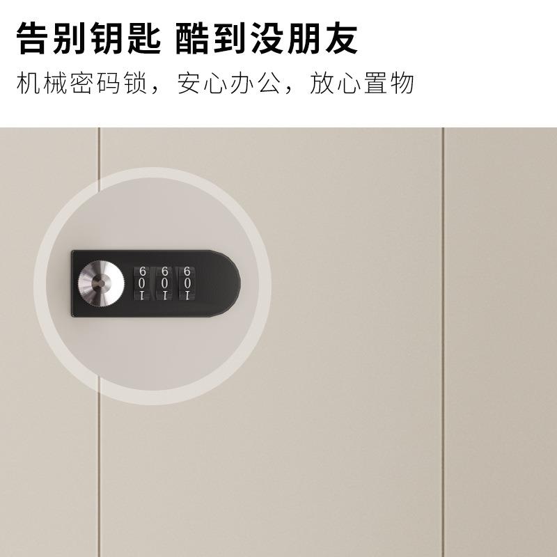 文件柜办公室木质收纳老板背高景书柜物带锁柜储料子办公家具KM资