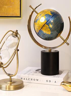轻奢晶地球仪摆件档YA665412客高厅酒水柜办公室书房现代家居装桌