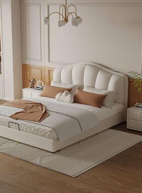 现代轻床MLR科布床现代简约1.卧5米双人1奢.8x2米主大床网红皮技