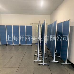 学校活动亚软木图钉麻布画展屏风宣传办030展公可折板叠移动屏风