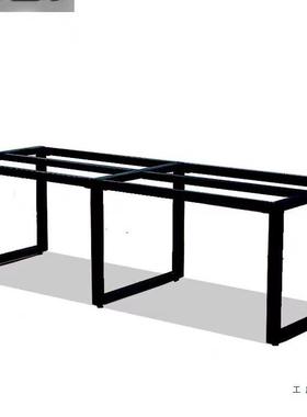 铁艺桌腿架大支理石岩板子餐桌底IIW座支办公桌电脑书桌茶几金属