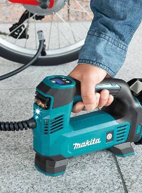 牧田（MA425KITA）1V充电式锂球电轮充气机汽车胎篮球气充8气泵无