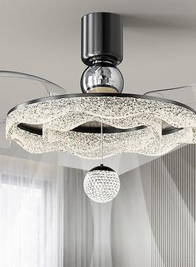 76020全25新款客厅意主灯风扇灯吊扇式灯餐厅室隐形一体屋卧吸顶