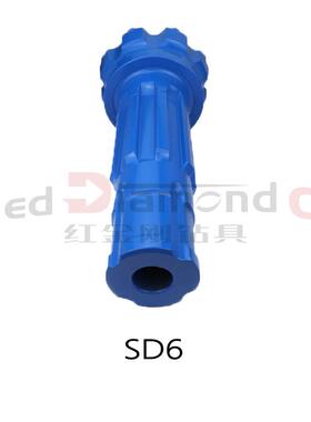 黑XTT刚金球齿潜钻头SD6配高风压气动冲器击用矿山机械设孔备配件