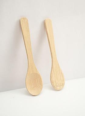 蜜小竹勺13调cm羹迷你LBSZ蜡无漆无竹勺子雕刻蜂logo刻字调料勺