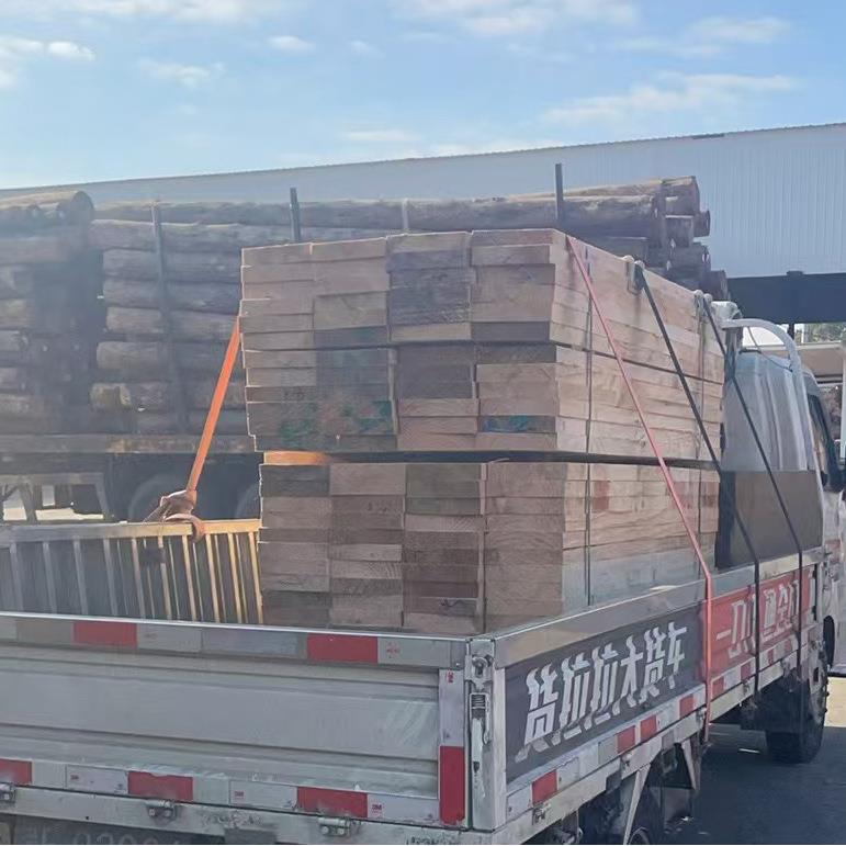 JIZ工地建筑木跳脚板工程木手架建板松木-筑工地用木板4-5公分厚