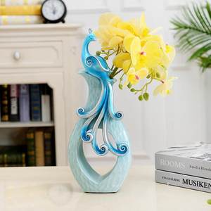 新中式孔花瓶客厅桌面办干公桌餐电视柜插花花装桌无品牌/饰雀品