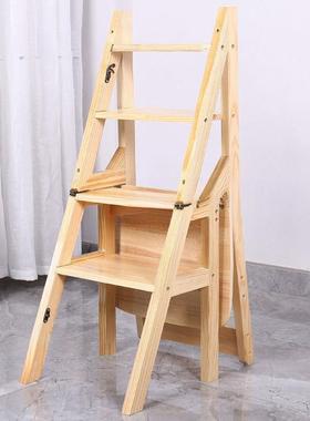 折叠登凳子多能梯凳高功家用二步宝木宝台阶AL100522儿童实小型踏