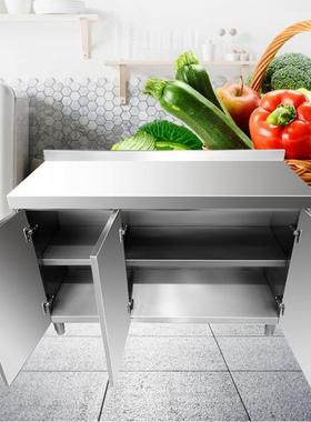 304碗整体不锈灶钢橱柜简易台一农BTH村储物收纳柜体家用小户型