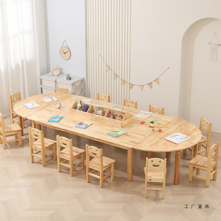 儿童早教宝宝美工桌椅套装幼儿园画室美术组合桌绘画学习手工桌椅