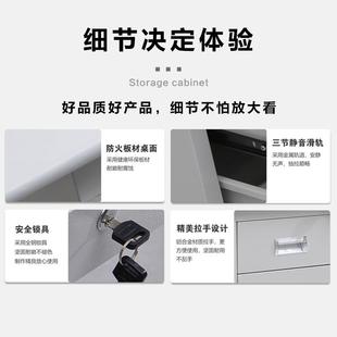 办桌钢制写字台铁皮电脑单家用带锁办公桌抽桌屉人位工作台公加厚