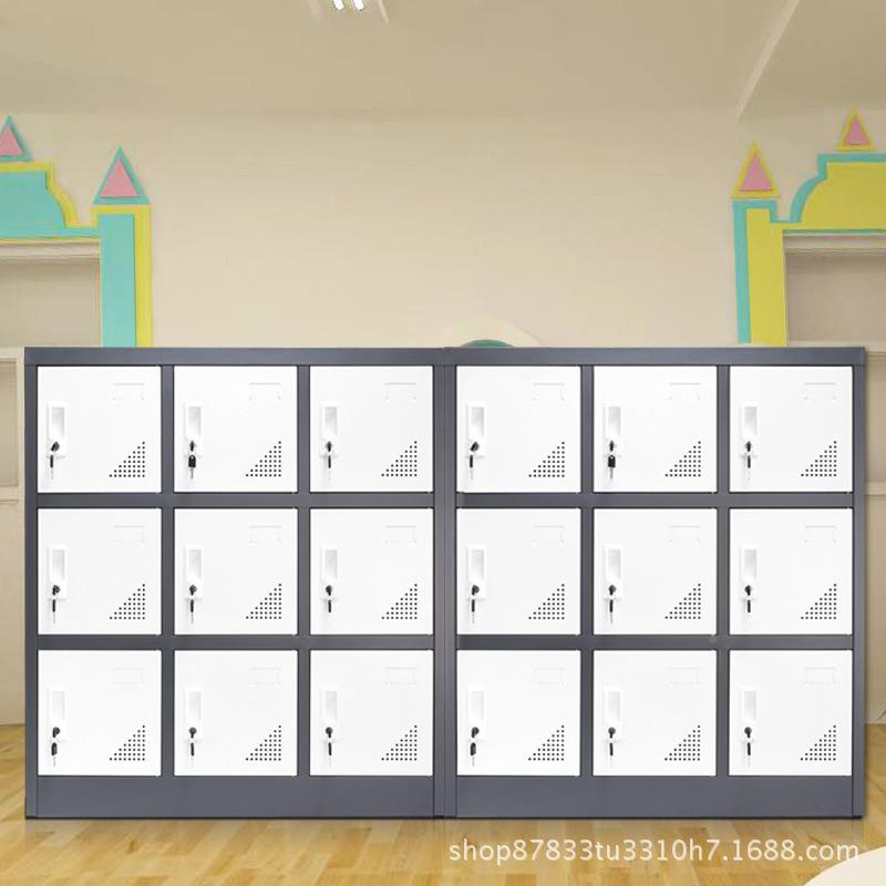 彩色学更衣柜生幼儿装园书RQT包柜乐场游储物柜拆收纳柜矮柜