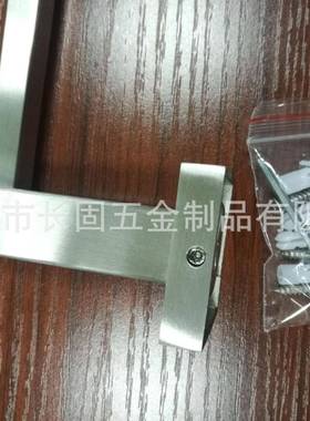 304不锈单层毛巾杆单杆浴巾置物长收纳架浴室钢单杠477管固ST-V00