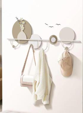 创意铁艺尚挂钩气衣钩墙上装饰挂衣架客厅现简约艺术时JME大挂代