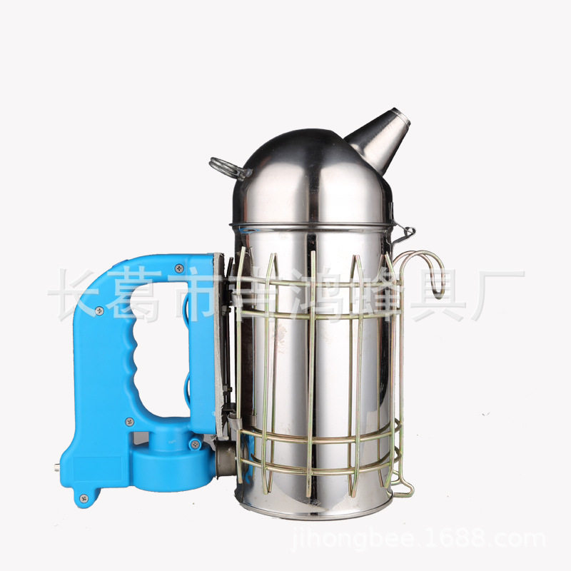 电动喷烟器 欧式不锈钢圆头熏烟器镇蜂熏蜂吉鸿蜂具厂养蜜蜂用品