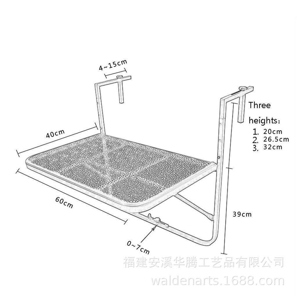 折叠桌阳台挂表金属铁艺简单壁挂式学习桌高度可调