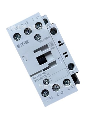 EATON伊顿穆勒 DILM38-10C(110V50/60Hz) 电磁接触器XTCE038CC10