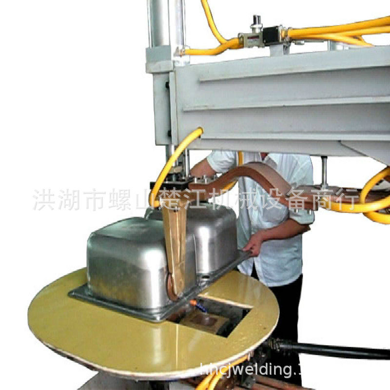 不锈钢圆筒垃圾桶水箱双头滚焊机 镀锌板风管横缝滚焊机
