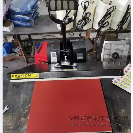 38*38CM上下发热高压烫画机衣服烫印机热转印机器设备烫印压花机