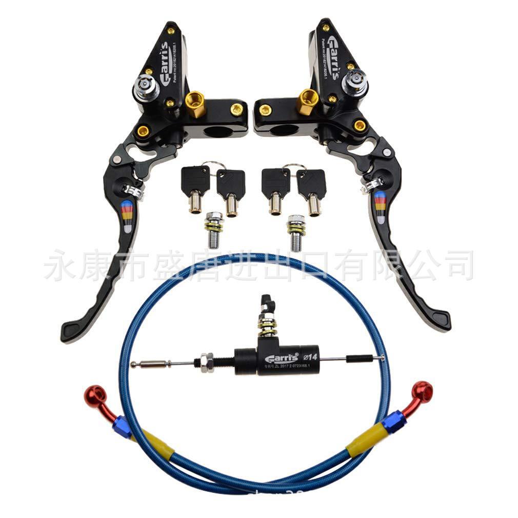 T22mm摩托车液压制动泵离合器黑色适配125cc-250ccATV