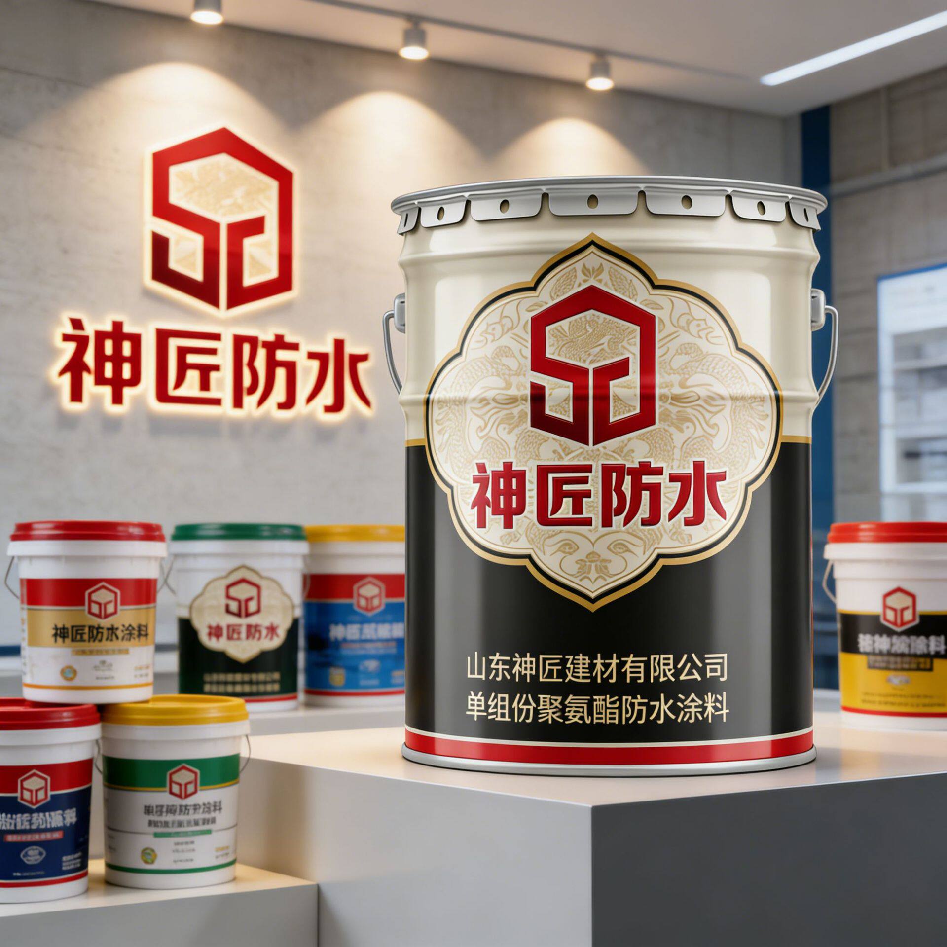 卫生间厨房阳台楼顶防潮补漏涂料水性聚氨酯防水涂料厂家直供