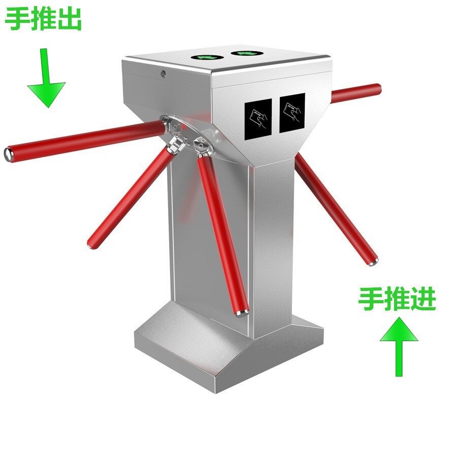 手动机械三辊闸手动立式三棍闸机械人行通道闸通道闸机摆闸双机芯