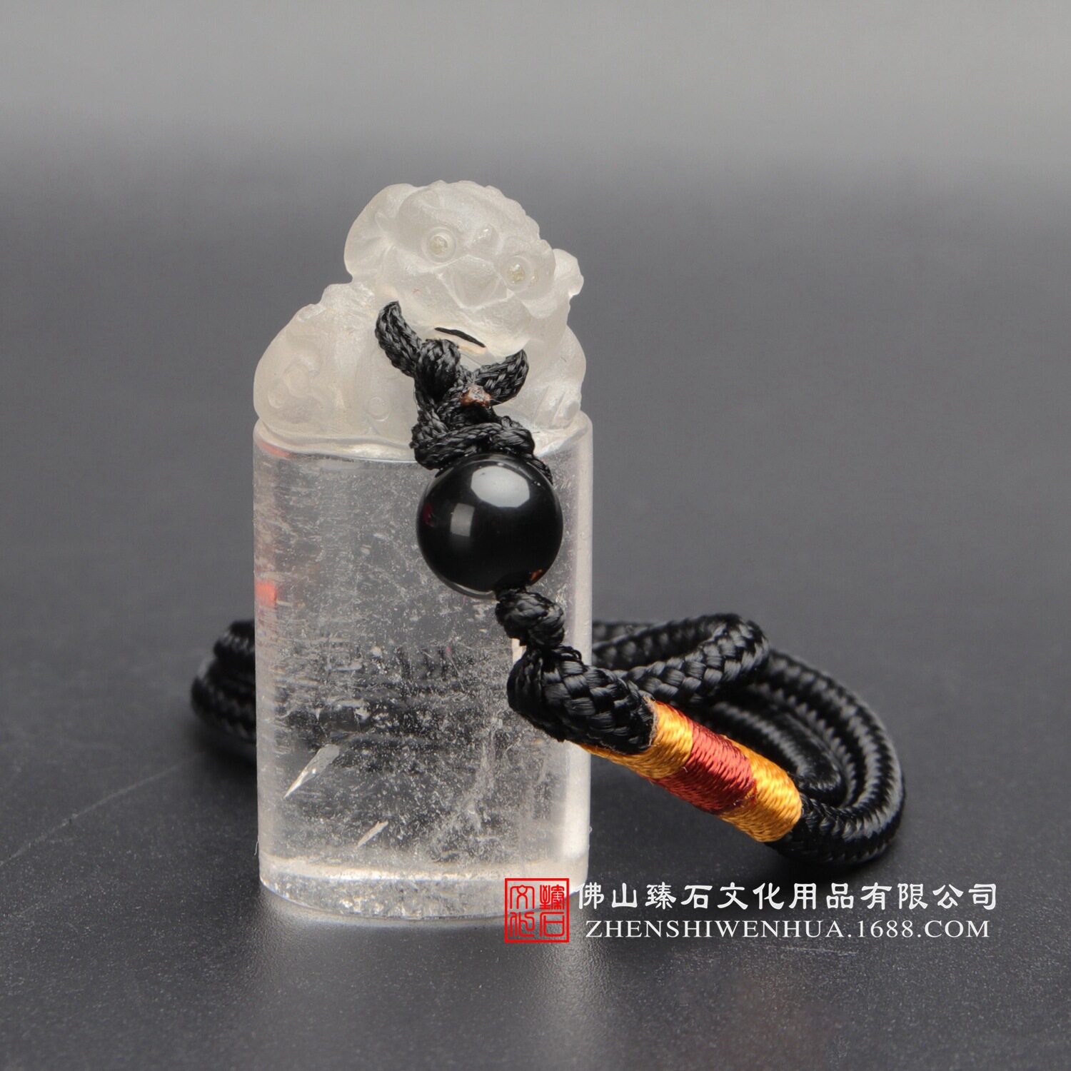 实力厂家天然白水晶个人印章  私人印鉴 手工个人休闲图章