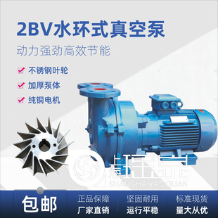 2BV真空泵不锈钢叶轮水环式 真空泵液环泵SKA高真空压缩机抽气泵