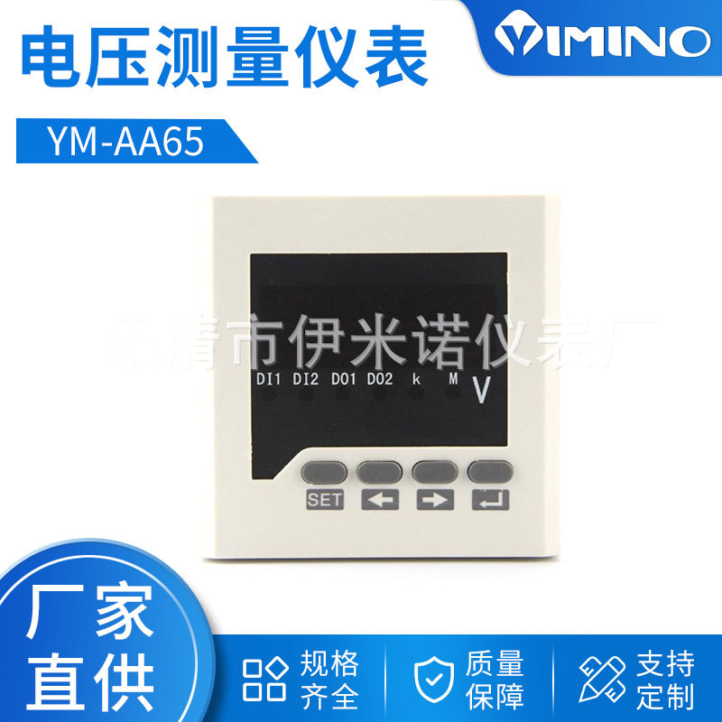 多功能电压仪表 数显智能电压测量仪表YM-AA65 厂家直销