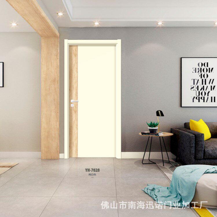 源头厂家直销现代简约碳晶门零度干漆防潮木门轻奢隔音房间卧室门