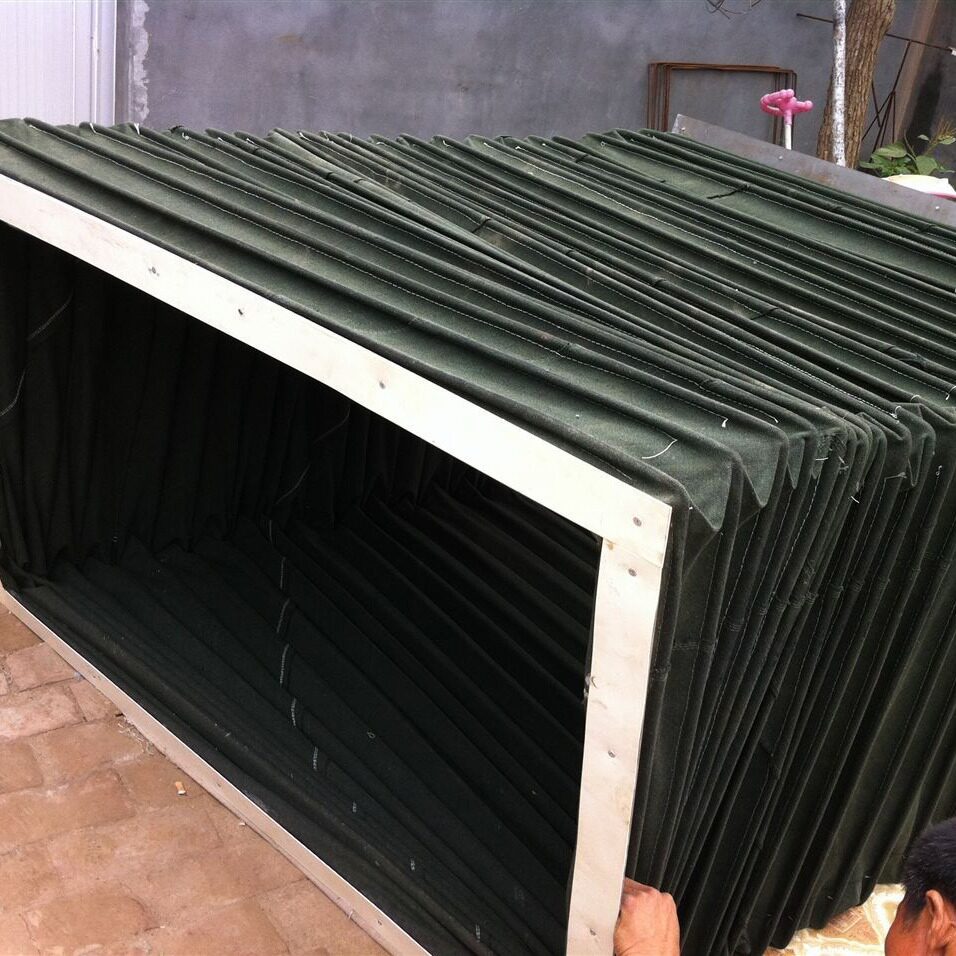 颗粒输送专用耐温帆布伸缩管通风软连接,高温软连接,伸缩软连接