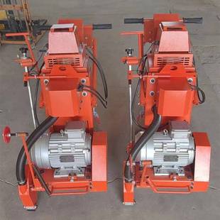 4kw电动干式吸尘切缝机 吸尘式路面切缝机 手推干式切割机