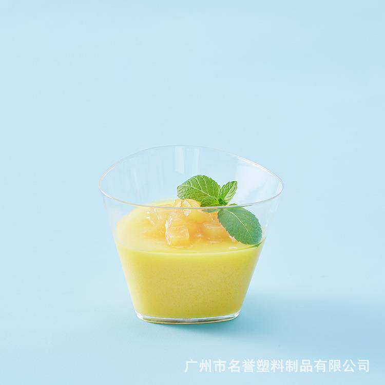 供应高温塑料甜品杯一次性果冻杯布丁杯加厚款带盖MY-8063