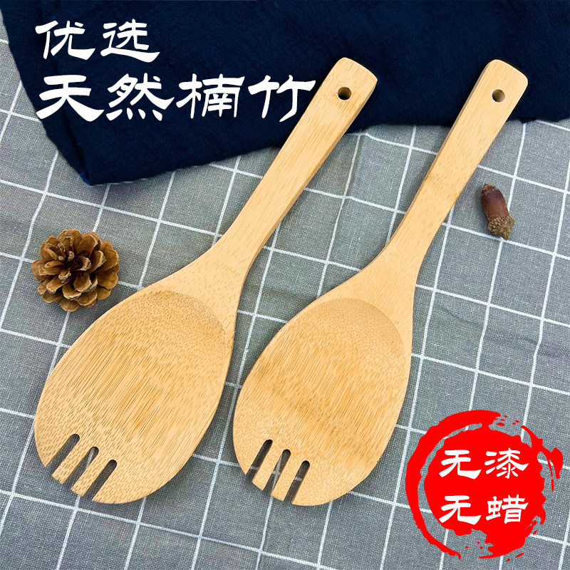 竹饭勺电饭煲饭勺饭瓢竹制家用无漆盛饭勺子电饭锅饭勺米饭铲不粘